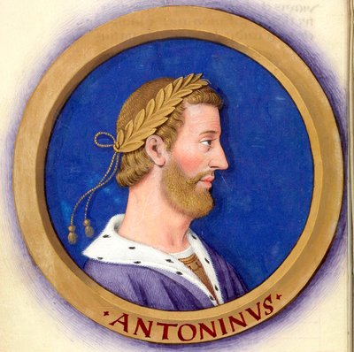 Description of the Twelve Caesars with Their Figures 16-Antoninus Pius by Jean Bourdichon